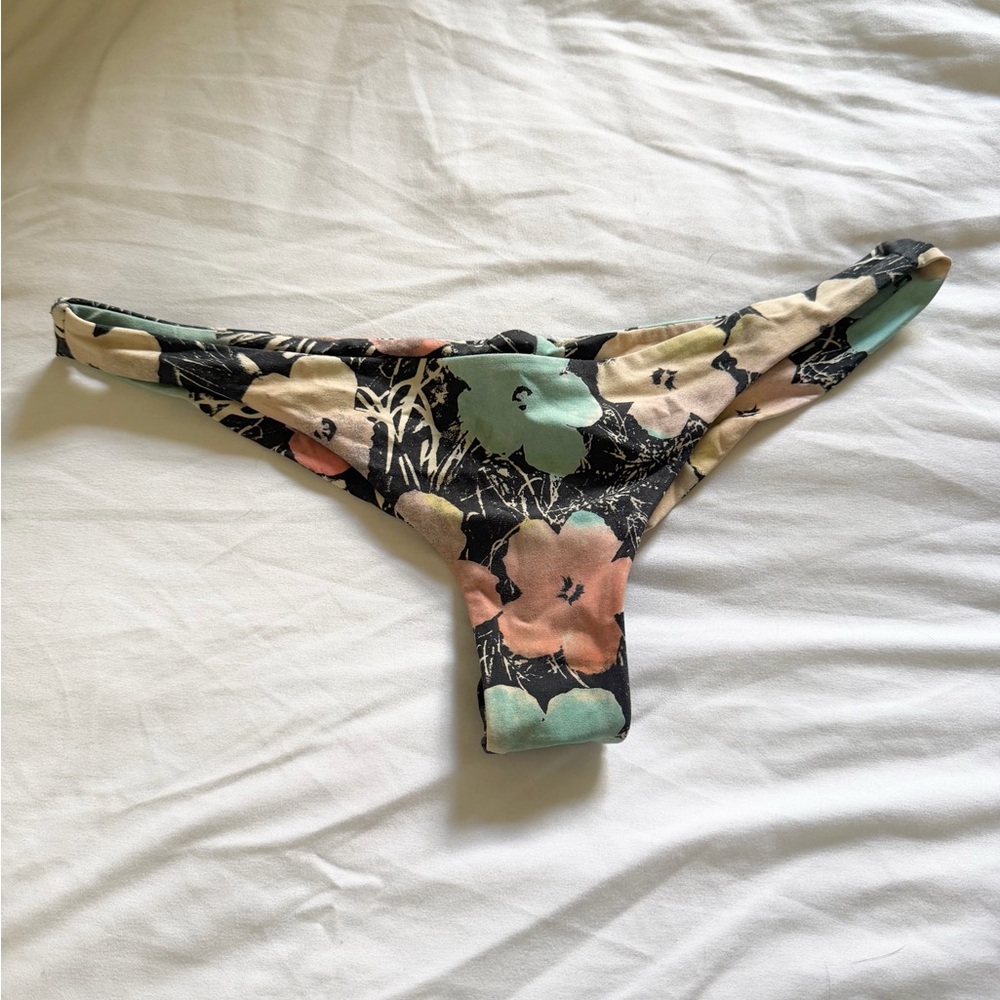 5 for $25! Floral Bikini Bottoms in Black and Pastel